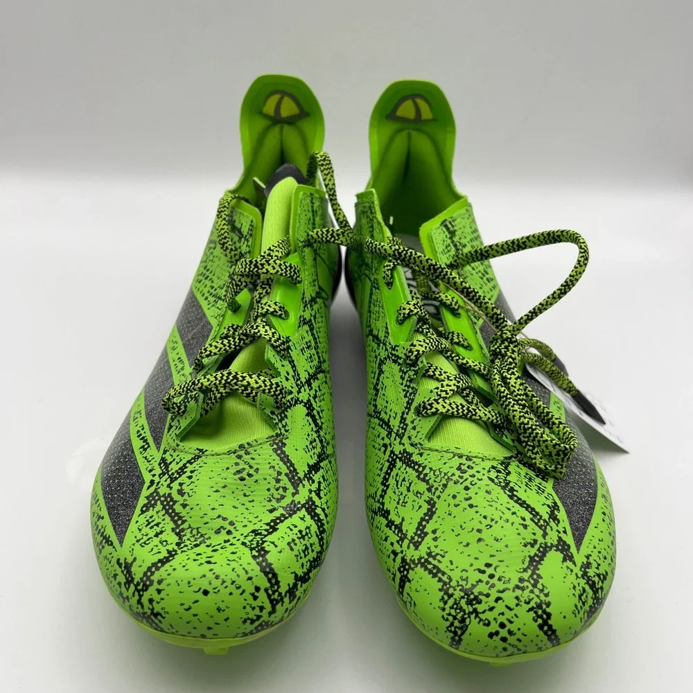 Adidas‎ Adizero Electric Football Cleats Mens 10.5 Lime Green Black Graphic